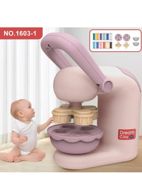 Burger and play dough forming machine for children