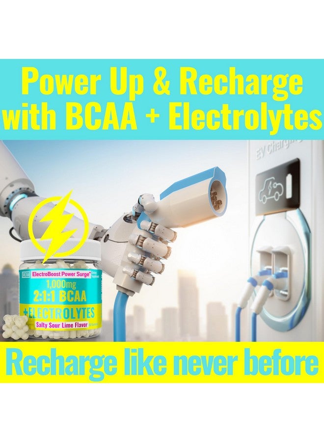 شيزام حلوى جيلاتينية SHIZAM Electrolyte BCAA: علكات طاقة مع إلكتروليتات وأحماض أمينية متفرعة السلسلة وملح البوتاسيوم والصوديوم للعدائين ودعم مثالي للدورة وقطرات معدنية وكبسولات وأقراص ومكملات غذائية - Image 2