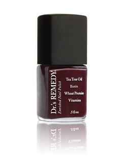 Dr.'s Remedy Meaningful Merlot Nail Polish Long Lasting Treatment For Nails And Toenails  - Image 2