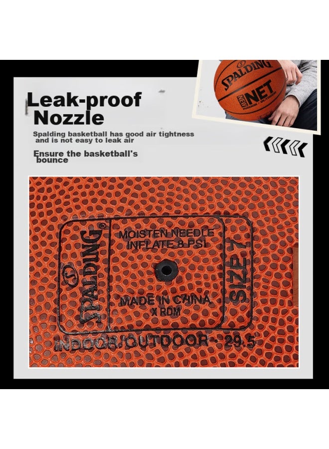 Spalding Official Game Size 7 Indoor/outdoor Wear-resistant Adult Pu Basketball 77-198y - Image 5