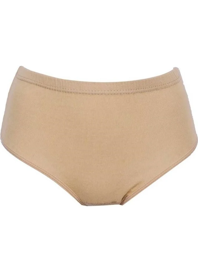 Tutku Passion Women 12 Pack High Waist Elastic Ribana (Lycra) Bato (Skin)
