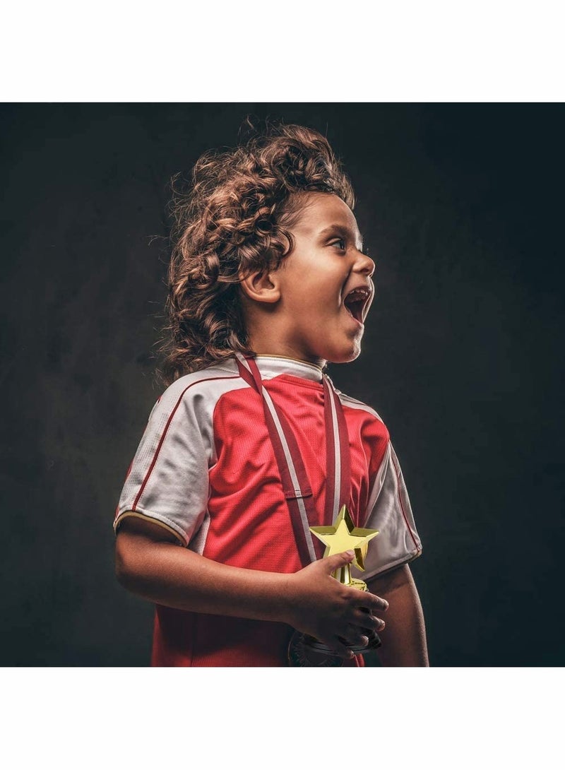 كاست ويف مجموعة من 12 كأسًا ذهبيًا من البلاستيك للأطفال - Image 4