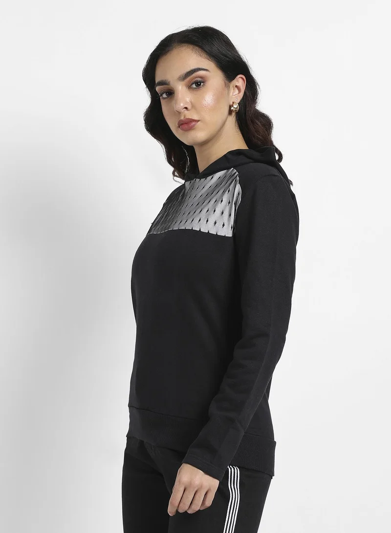 كامبوس سوترا Pullover Hoodie With Mesh Details