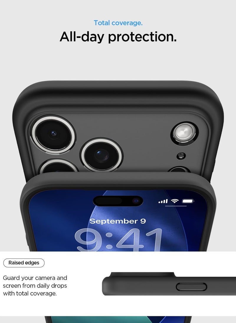 Spigen Ultra Hybrid MagFit iPhone 17 Pro Max Case Cover with MagSafe (2025) - Frost Black Orange - Image 5