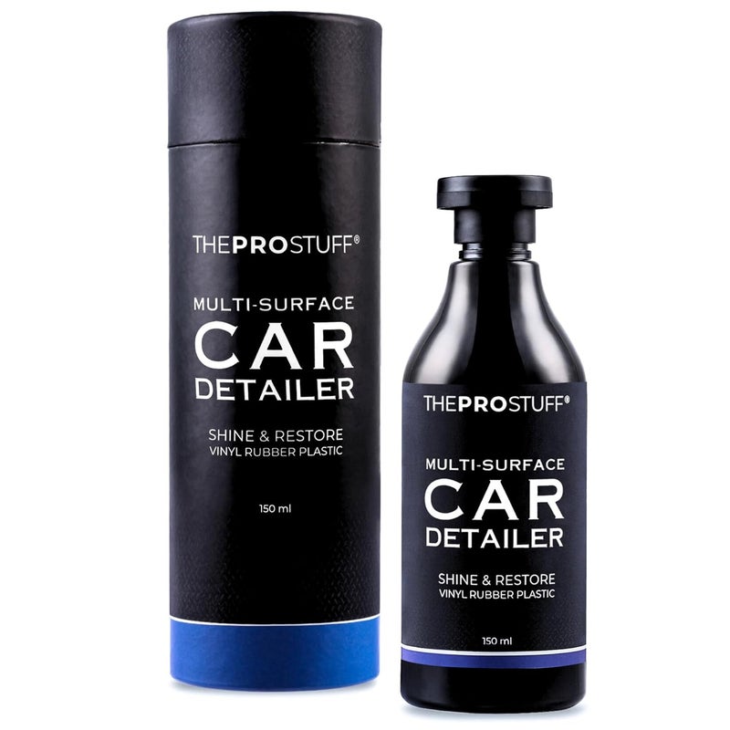 The Pro Stuff® Multi-Surface Dashboard Polish & Conditioner | Car & Bike Interior Detailer | Plastic, Vinyl, Leather & Rubber Restorer | UV Protection, High Shine, No-Residue | 150 ml - Image 1