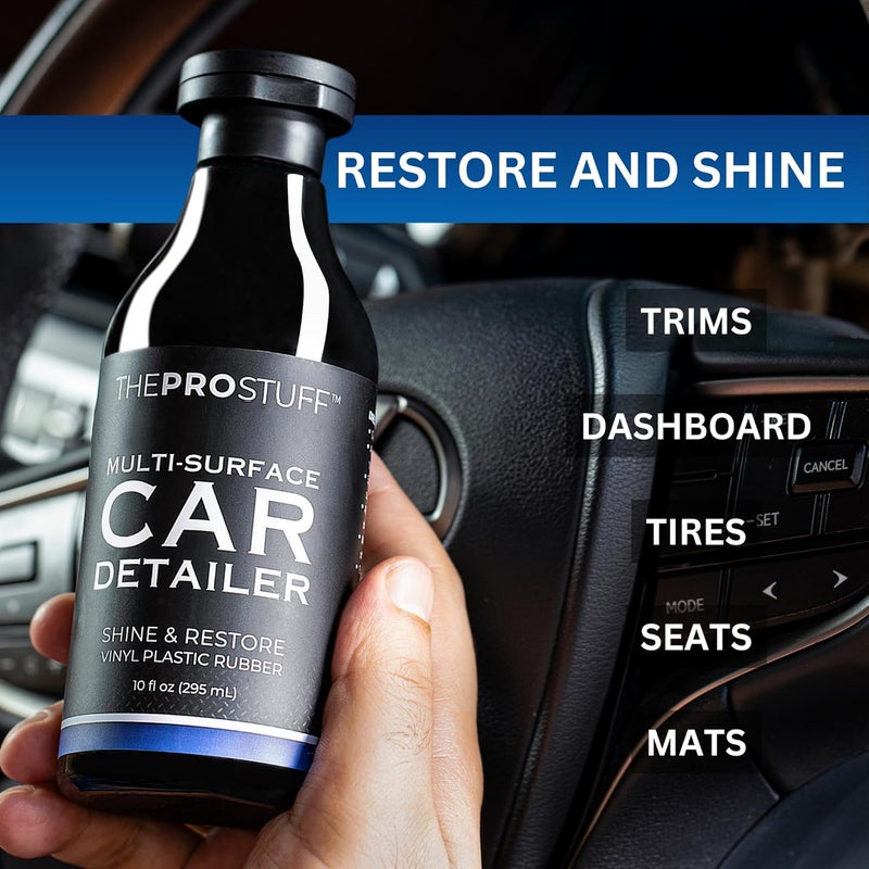 The Pro Stuff® Multi-Surface Dashboard Polish & Conditioner | Car & Bike Interior Detailer | Plastic, Vinyl, Leather & Rubber Restorer | UV Protection, High Shine, No-Residue | 150 ml - Image 2