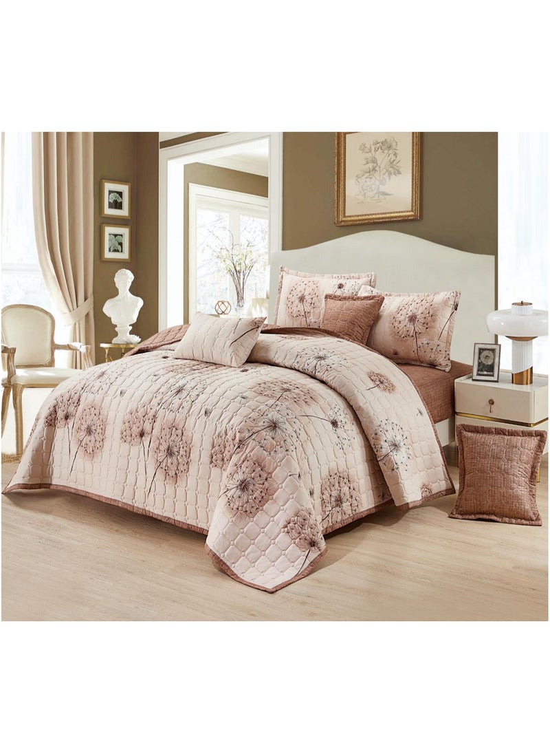 Moon Summer double bedspread, printed, 7-piece set, quilt size 220 x 240 cm  - Image 1