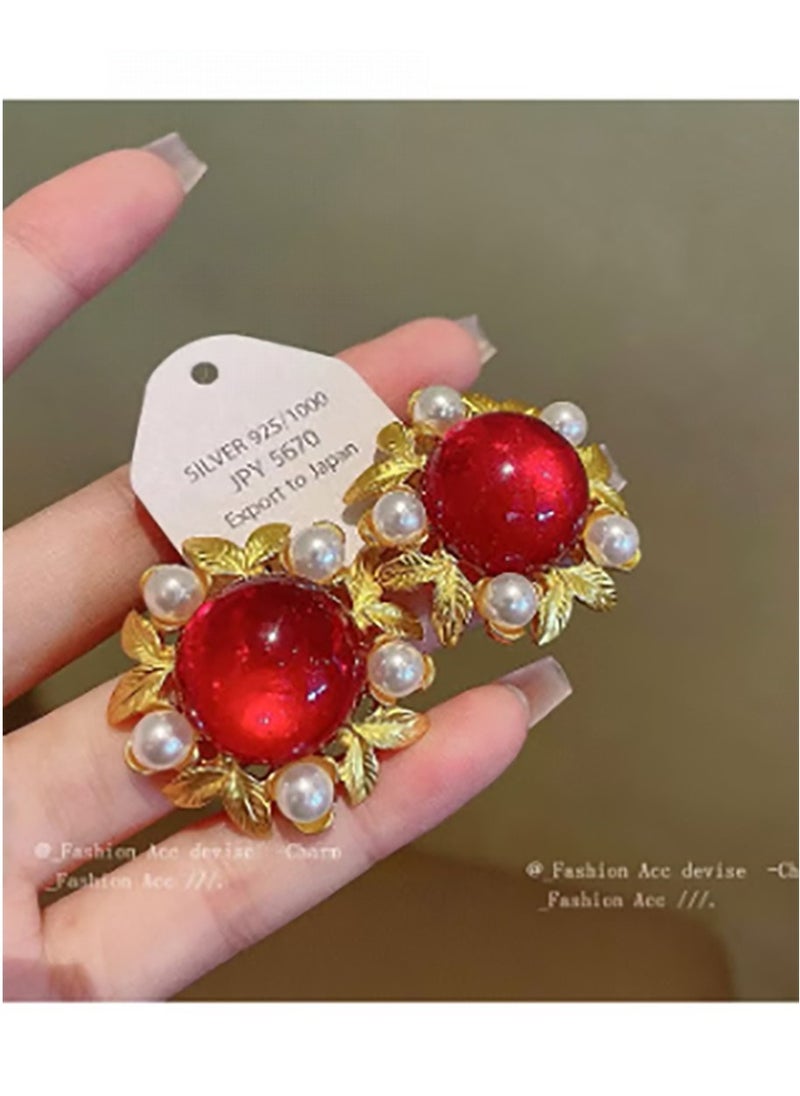 Generic Women's Earrings S925 Sterling Silver Elegant Vintage Fashion Jewelry Earrings are suitable for anniversary gifts  - Image 1