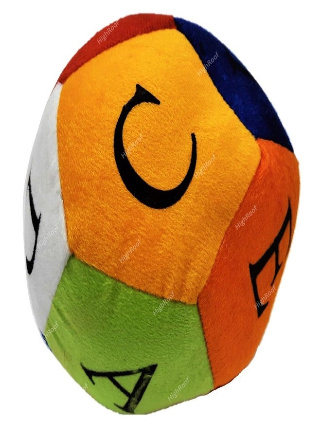 HighRoof Alphabet Soft Plush Baby Ball Sensory Learning Toy for 0-3 Years Infants & Toddlers Colorful Educational Ball for Boys & Girls Safe & Soft Baby Toy for Kids - Image 1