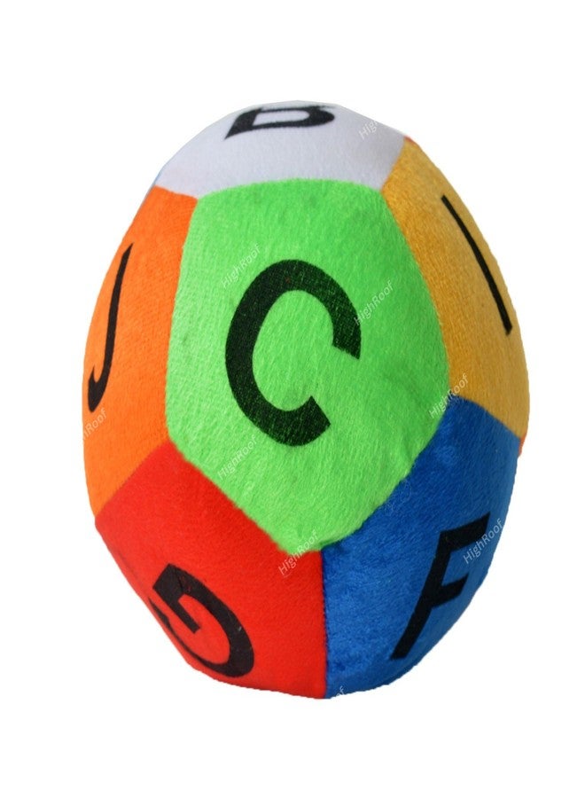 HighRoof Alphabet Soft Plush Baby Ball Sensory Learning Toy for 0-3 Years Infants & Toddlers Colorful Educational Ball for Boys & Girls Safe & Soft Baby Toy for Kids - Image 2