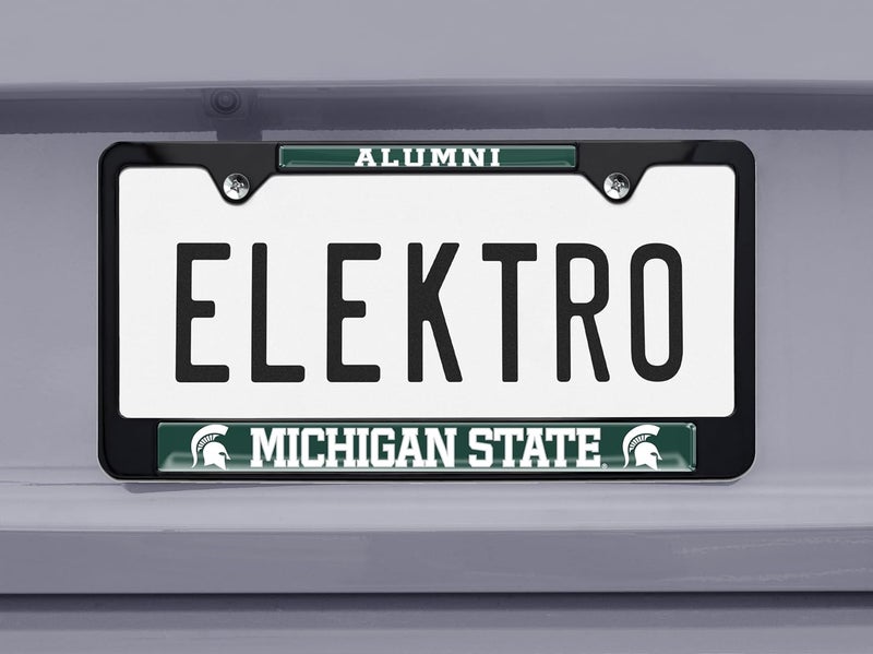 Elektroplate Michigan State Alumni Black License Plate Frame - Image 2