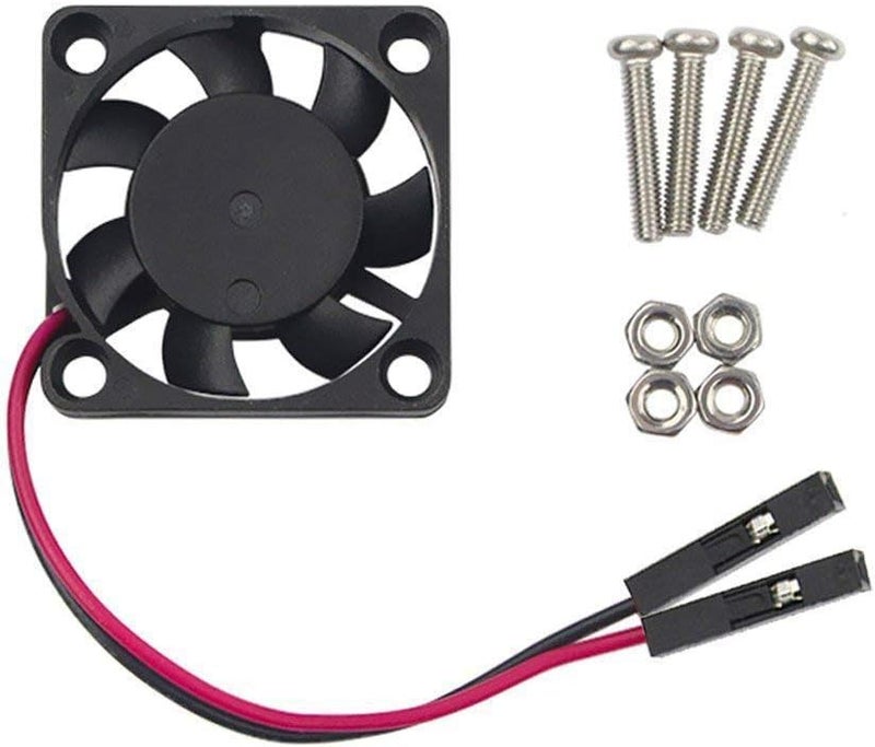 DORHEA 2Pcs 3007 Fan for Raspberry Pi 5 30x30x7mm Cooler Pi Brushless Cooling Case Fan 30MM 1.18in 3.3V 5V DC Quiet for Raspberry Pi 4, Pi 3 B+, Pi 3 B, 2, B+, Pi Zero/Zero W,Robot Project - Image 2