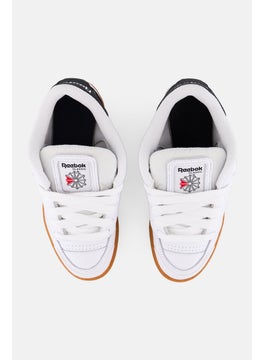 Reebok Kids Boy Club C Bulc Lace Up Tennis Shoes, White  - Image 2
