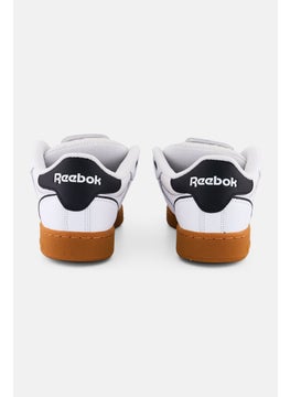 Reebok Kids Boy Club C Bulc Lace Up Tennis Shoes, White  - Image 3