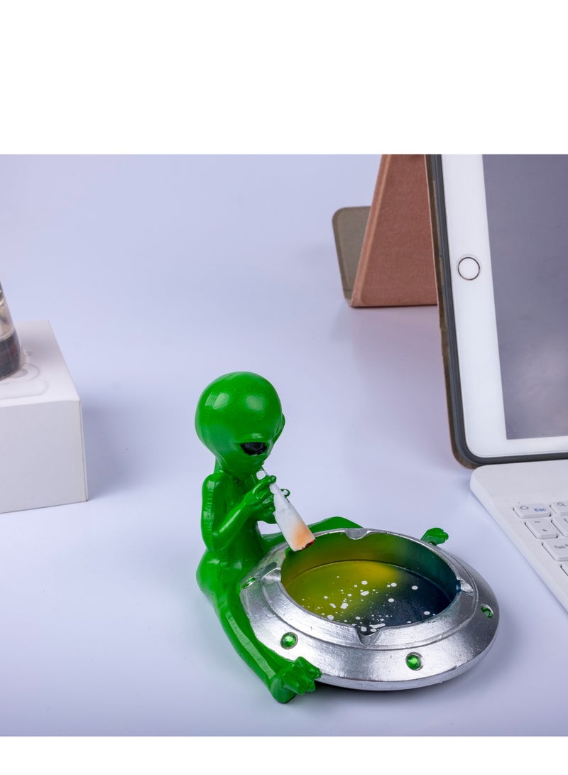 Home ashtray, Cool Ashtrays for Outside to Alien Lovers, Alien Ashtray as Fantasy Present for Friends/Father's Day/Mother's Day/Holiday  - Image 2