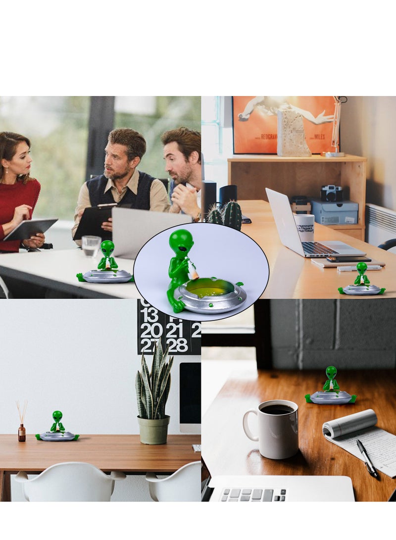 Home ashtray, Cool Ashtrays for Outside to Alien Lovers, Alien Ashtray as Fantasy Present for Friends/Father's Day/Mother's Day/Holiday  - Image 4