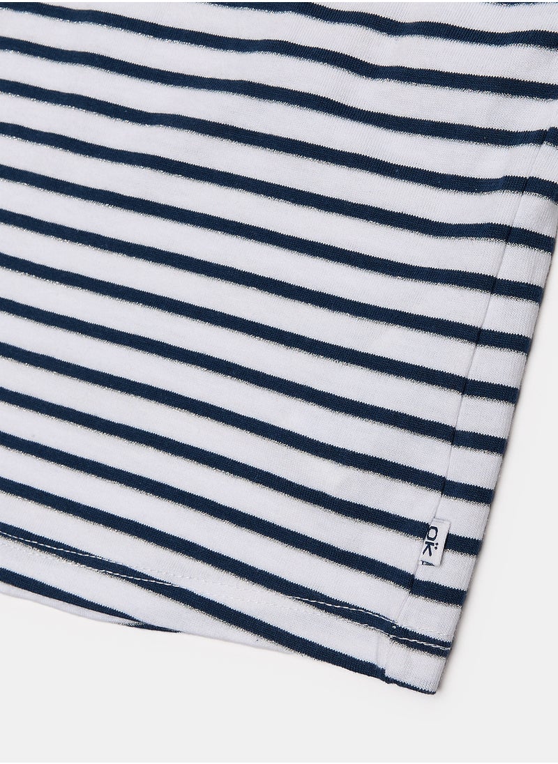 Okaidi Blue T-Shirt for Girls  - Image 4