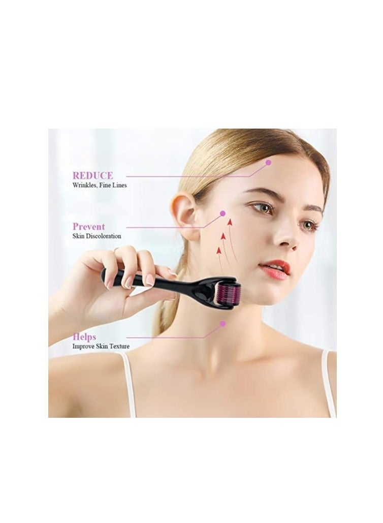 Derma Roller 0.5mm for Face Body Skin Care Micro-needle 540 Derma rolling Beard Hair Regrowth Stainless Steel Needle for Wrinkle Stretch Marks Scar Cellulite Women Men - Image 5