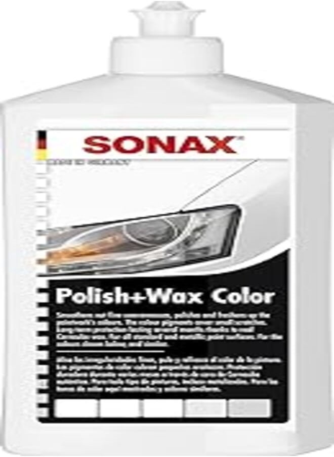 SONAX Sonax Nano Pro Polish And Wax Color White - 500 ml (art.no 296000) 
