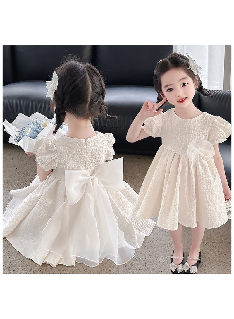 A.M Children's Day Girls Performance Costume Princess Dress New Style Little Girl Dress Flower Girl Wedding Birthday Dress - Image 1
