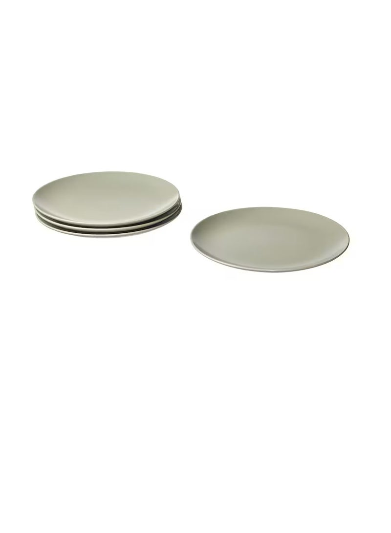 Plate matt green 26 cm - Image 3