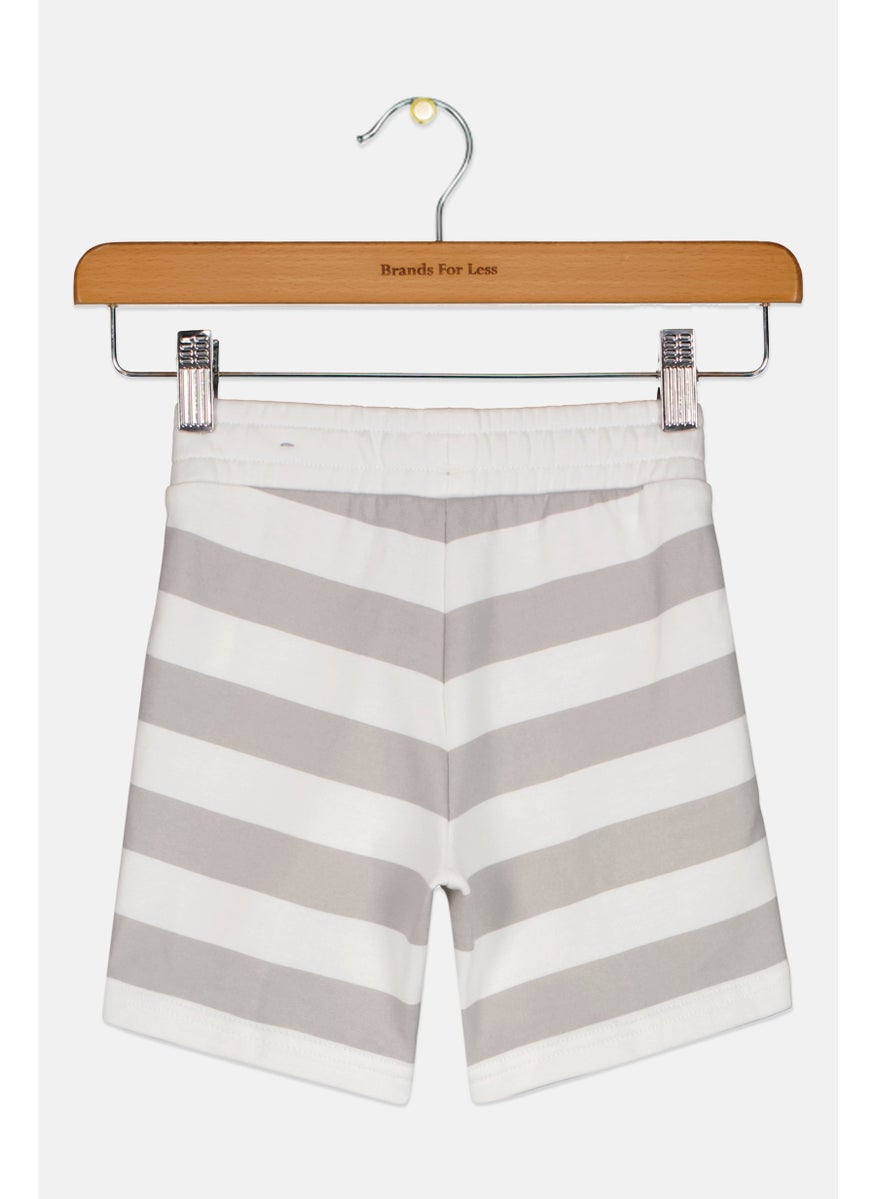 PUMA Kids Boy Brand Logo Sport Short, White  - Image 1