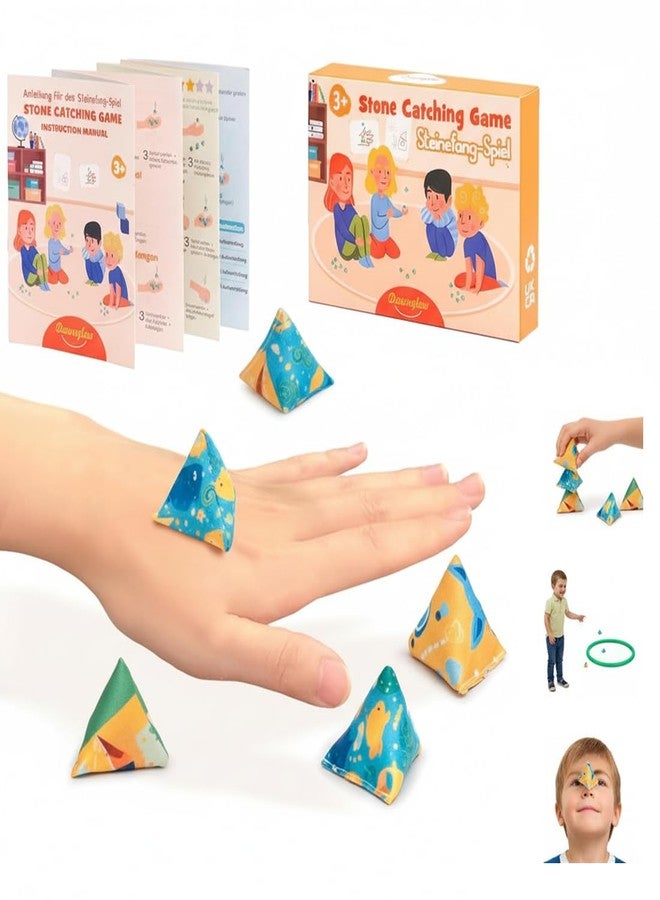 Dawnglow Bean Bag Toss Game for Kids, 5 Soft Sensory Beanbags for Hand-Eye Coordination & Motor Skills, Safe Indoor/Outdoor Toys for Toddlers Ages 3+ (Bonus Guide Included) - Image 1