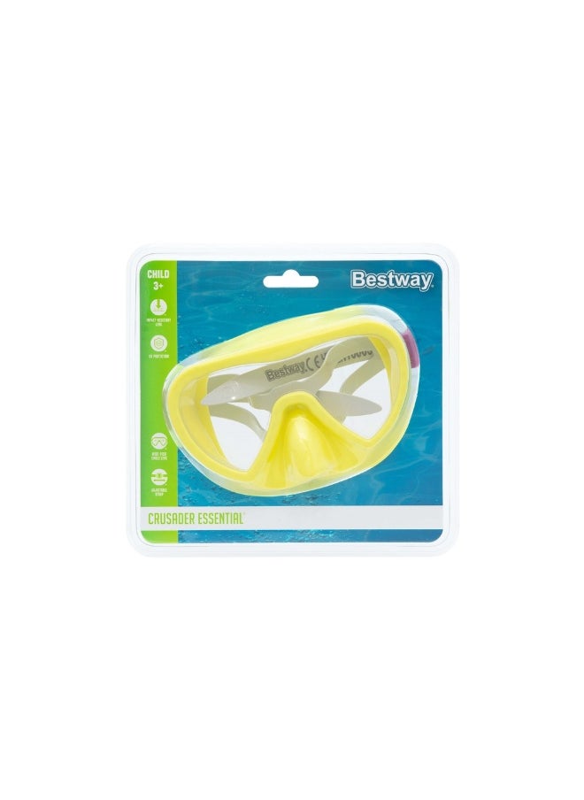 Bestway Bestway - Crusader Essential Diving Mask - Yellow - 22057  - Image 5