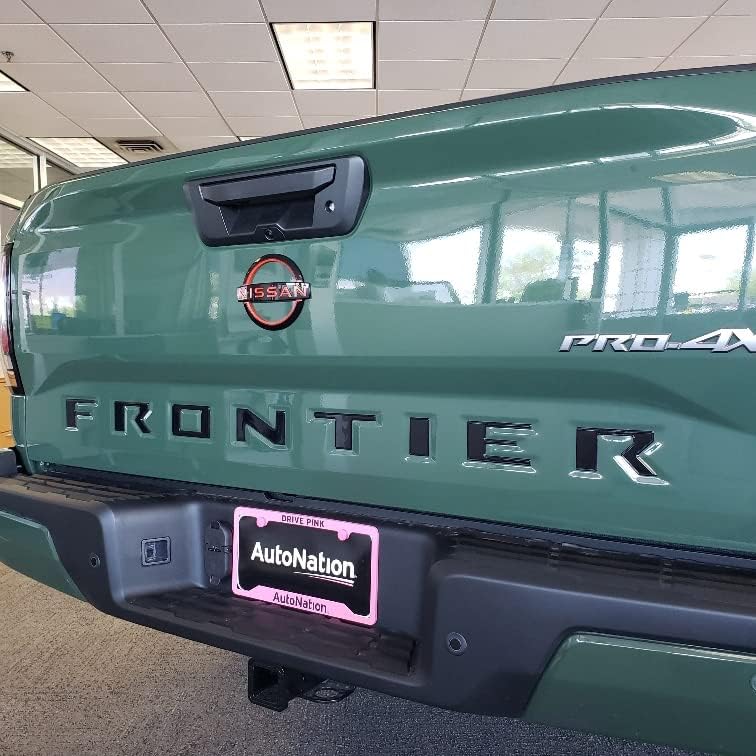 EyeCatcher Tailgate Letter Inserts Compatible with 2022-2025 Frontier Accessories (Gloss Black) - Image 3
