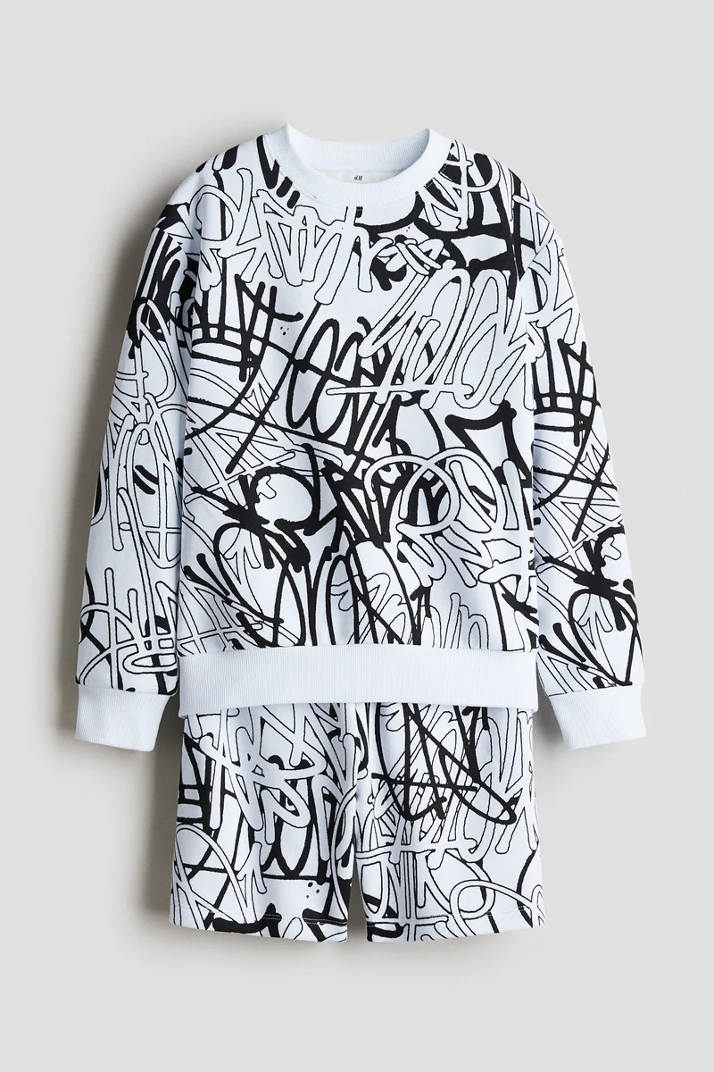 H&M 2-piece sweatshirt set