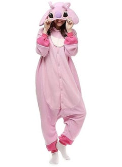 GGEROU Stitch Adult Onesie Animal Pajamas,Stitch Cosplay Costumes,Adult Hoodie Animal Jumpsuit Pyjamas Animal Outfit, Pink  - Image 1