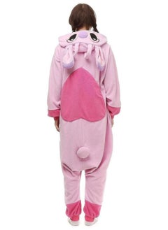 GGEROU Stitch Adult Onesie Animal Pajamas,Stitch Cosplay Costumes,Adult Hoodie Animal Jumpsuit Pyjamas Animal Outfit, Pink  - Image 2