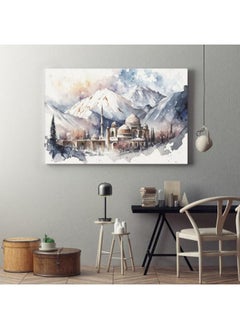 home gallery mosque abstract geometry handpainted Printed Canvas wall art