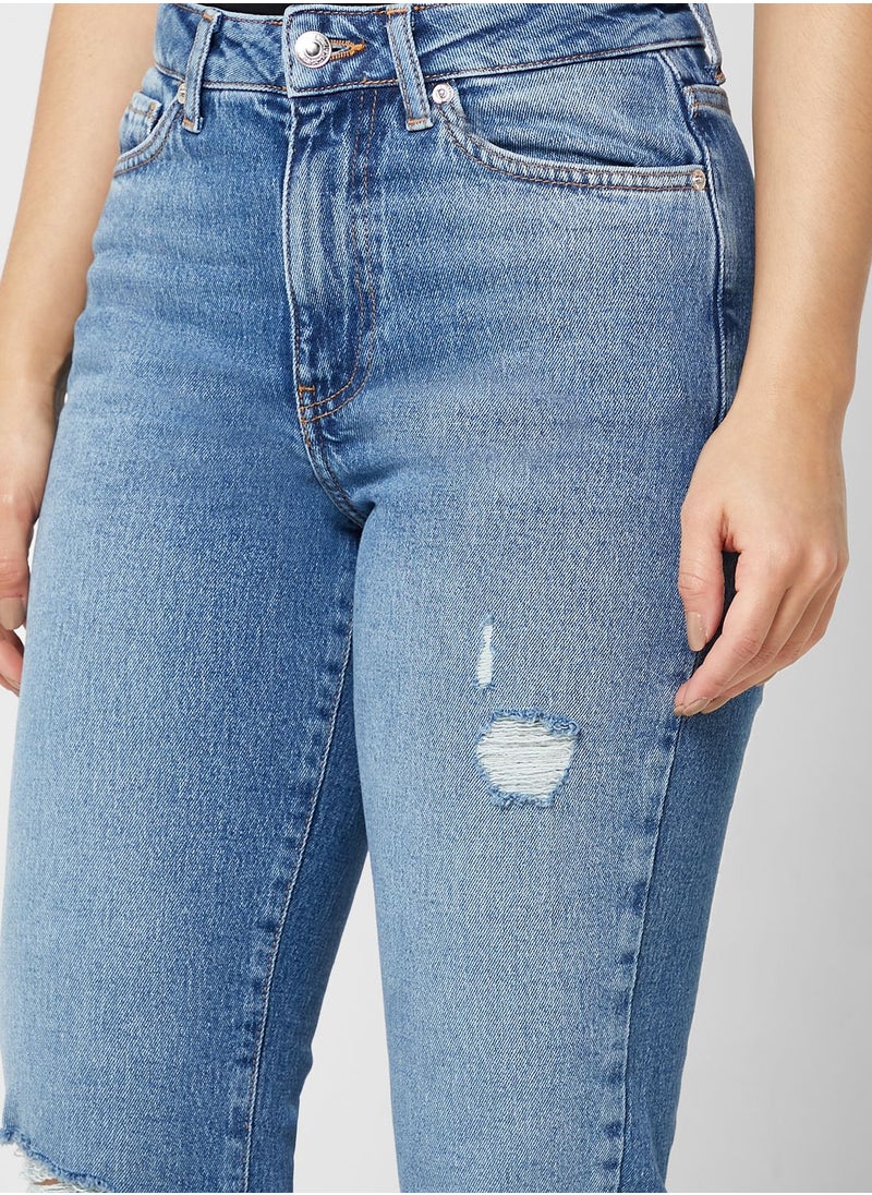 NEW LOOK High Waist Mom Jeans  - Image 3