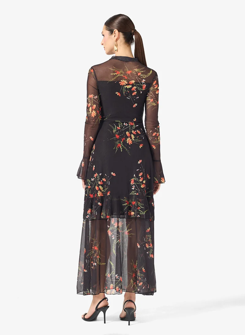 ايلا فستان بطبعة زهور