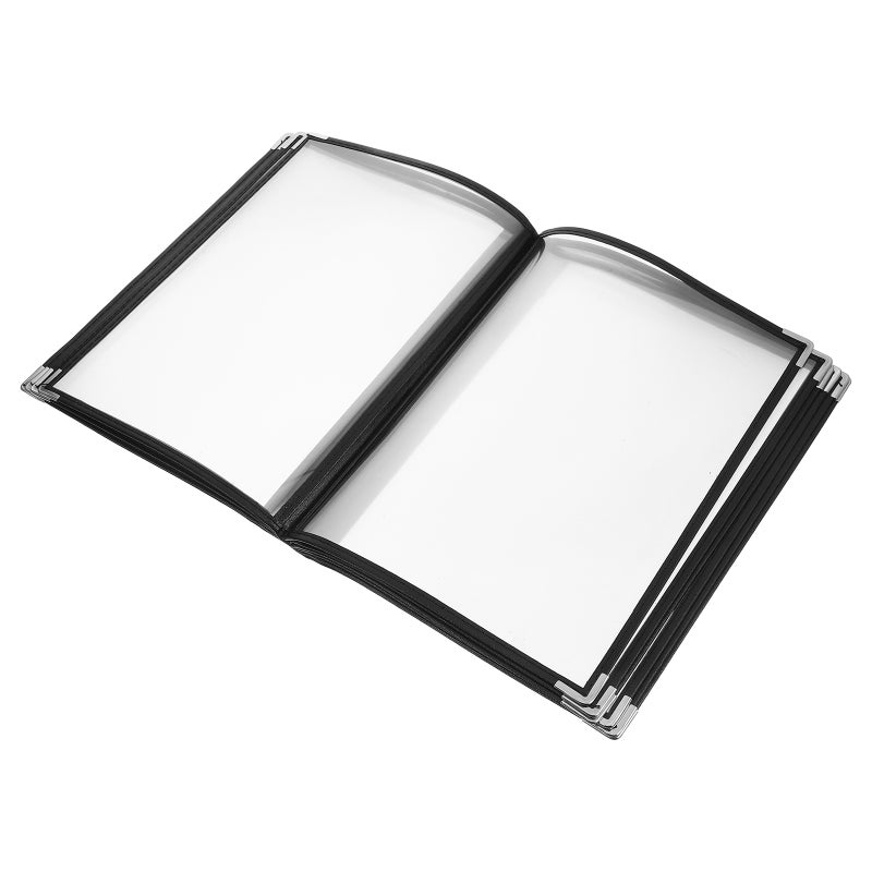 🍽️ كتاب قوائم بسعة 10 صفحات للمطاعم والمقاهي مصنوع من بلاستيك في سي متين - Image 1