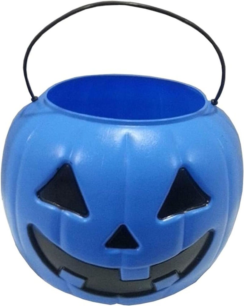 General Foam Plastics Halloween Pumpkin Jack O' Lantern Candy Bucket (Blue) - Image 1