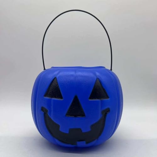 General Foam Plastics Halloween Pumpkin Jack O' Lantern Candy Bucket (Blue) - Image 2
