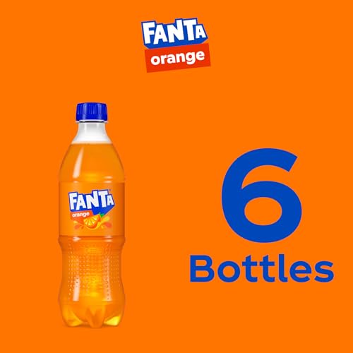 Fanta Orange Soda Soft Drink, 16.9 fl oz Bottles, 6 Pack - Image 4