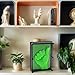 Sharkwill 3D Pin Art Sensory Toy Needles Intellectual Fun Toy Plastic Pin Art Palm Board Large Green6 x 8 Inches - Image 4