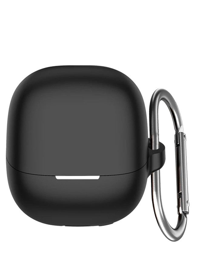 USTIYA Case for Xiaomi Buds 5 Pro Wireless Headphones Protection Cover Full-Body Soft Silicone with Keychain Headphone Accessories Funda Carcasa (Black) - Image 1