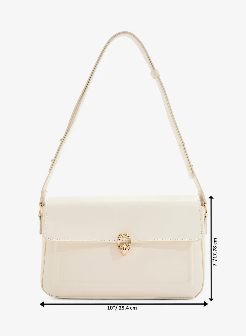 ELLA White classic shoulder bag for Women | Best Price UAE