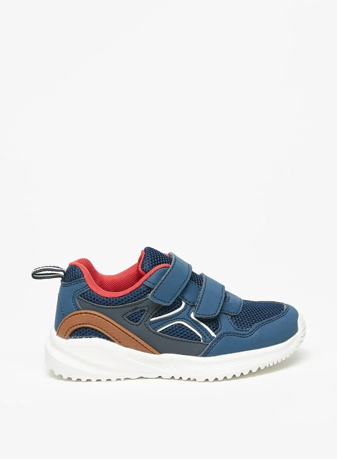 LBL by Shoexpress Boy's Colourblock Sports Shoes With Hook And Loop Closure