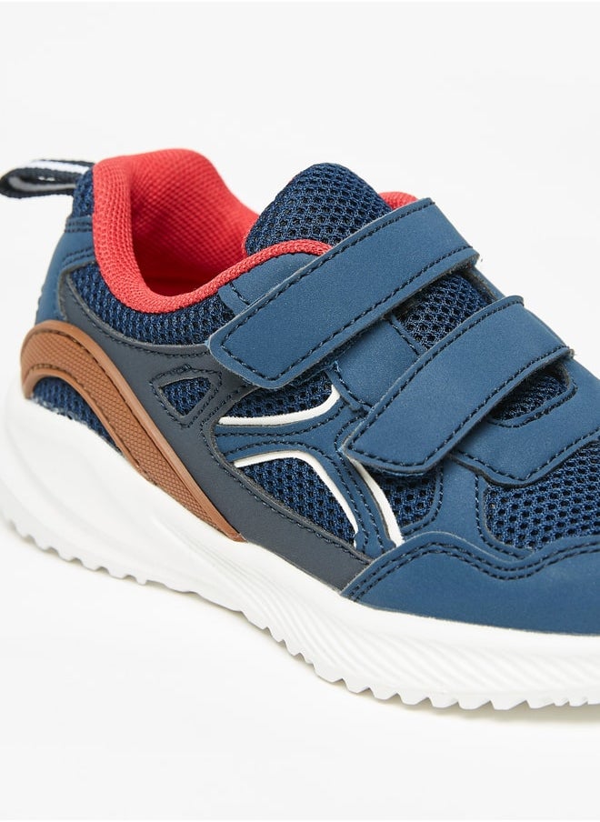 LBL by Shoexpress - Boy's Colourblock Sports Shoes With Hook And Loop Closure - Image 1