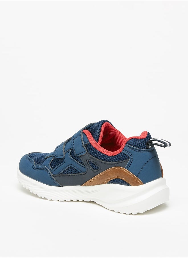 LBL by Shoexpress - Boy's Colourblock Sports Shoes With Hook And Loop Closure - Image 1