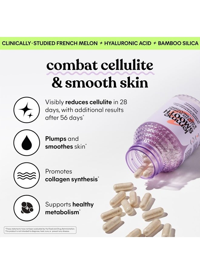 Lemme Smooth Anti Cellulite Capsules for Women, Smooth Legs & Thighs, Reduce Cellulite & Crepey Skin w/Clinically Studied SOD & Silica (1 Month Supply 30 ct)  - Image 2