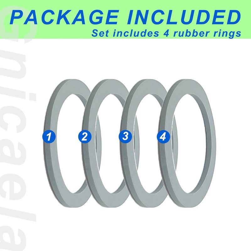 Gnicaela Blender Gasket Replacement Parts, Rubber Ring Seal Rings Blender Accessories for Oster and Osterizer Blender (4 Pieces) - Image 5