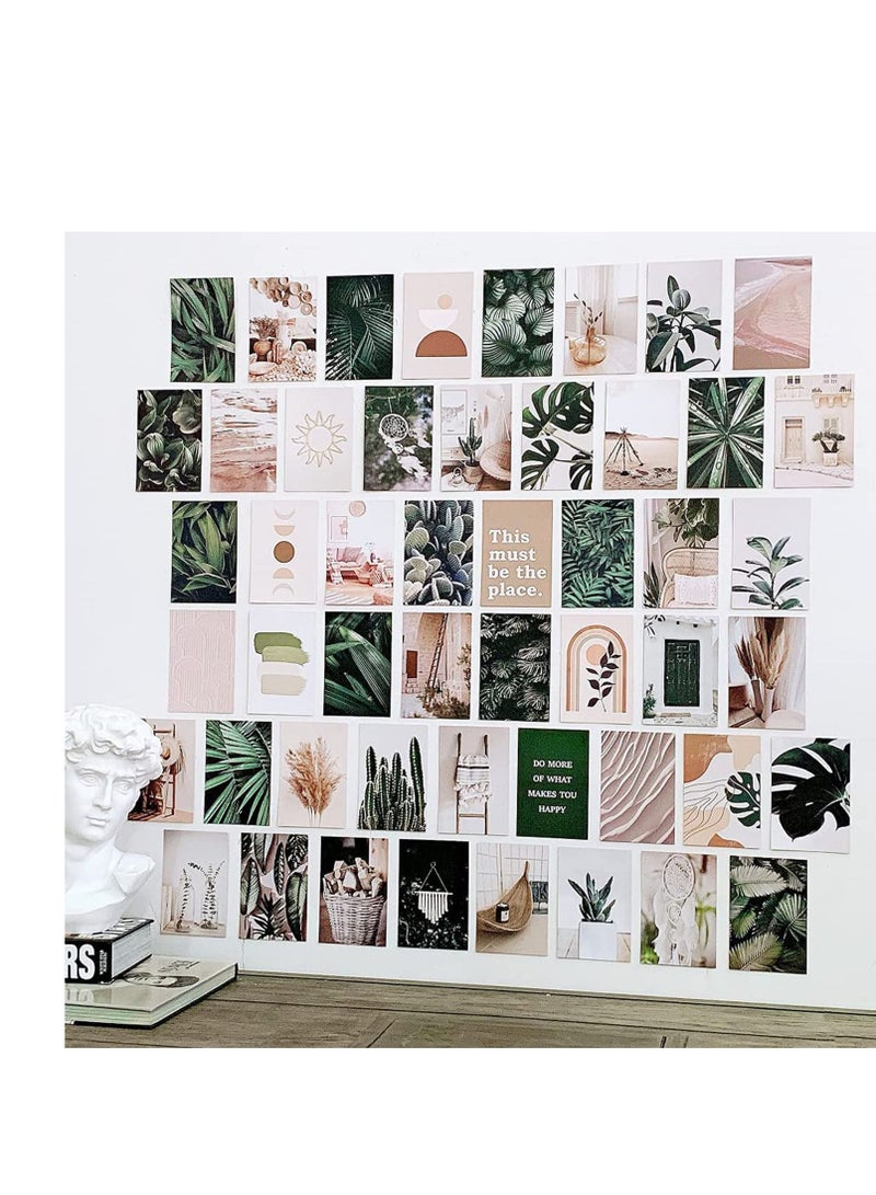 سيوسي مجموعة ملصقات حائط عتيقة ، بطاقات مجمعة جدارية نباتية ، ملصق صغير عصري ، صور جمالية ، للنوم ، ديكور غرفة نوم للمراهقين والأولاد والبنات ، هدية للحفلات ، أعياد الميلاد ، التخرج (70 قطعة) - Image 5