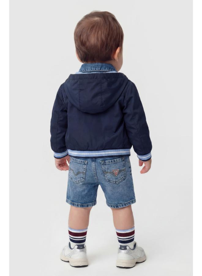 GUESS Infant Denim Shorts - Image 2