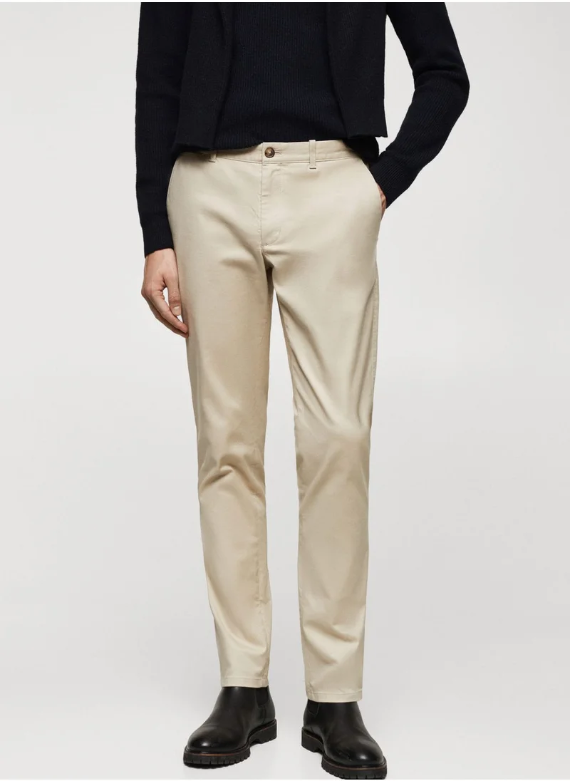 مانجو مان Casual Straight Fit Pants